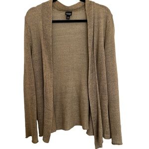 Eileen Fisher Linen Cardigan L